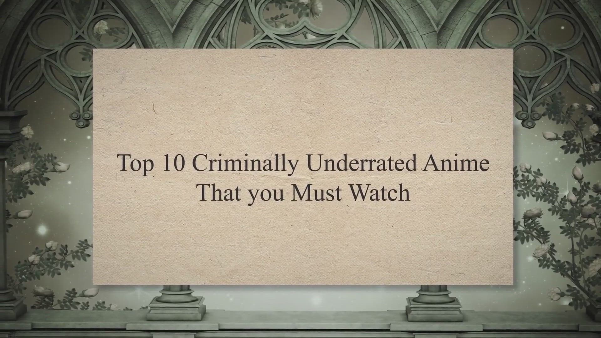 Video thumbnail for Top 10 Criminally Underrated Anime That you Must Watch