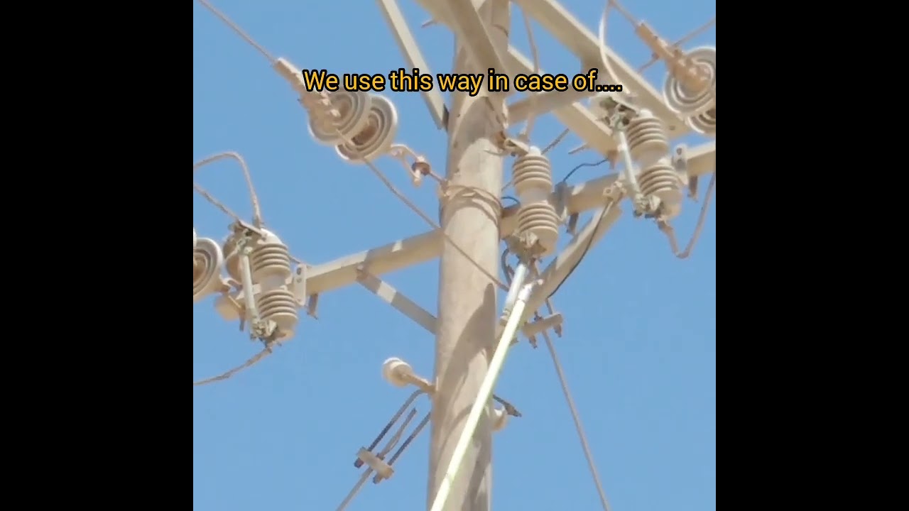 'Video thumbnail for Electrical Hazard-Closing a cutout fuse 11KV with an isolated stick'