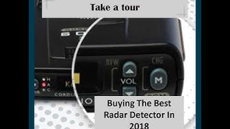 Video thumbnail for Buying The Best Radar Detector In 2018