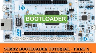 Video thumbnail for STM32 Bootloader Tutorial Part 4 - Updating the Firmware using the STM32 Bootloader