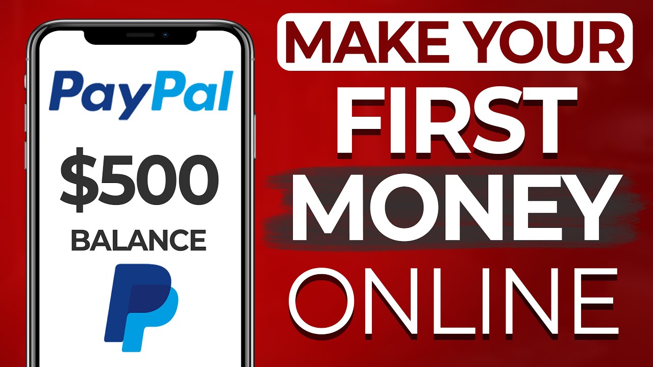 'Video thumbnail for Earn Your First $500 Online On PayPal Using This NEW Website | Free PayPal Money Generator'