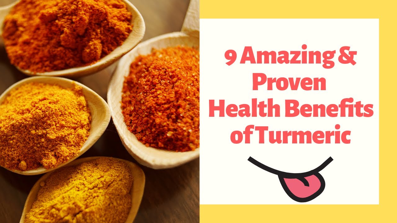 Video thumbnail for 9 Amazing & Proven Health Benefits of Turmeric