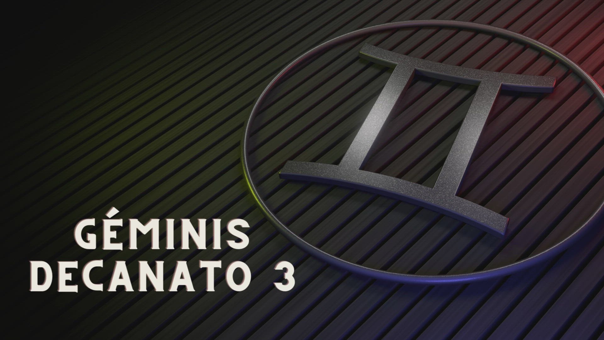 'Video thumbnail for Géminis Decanato 3'