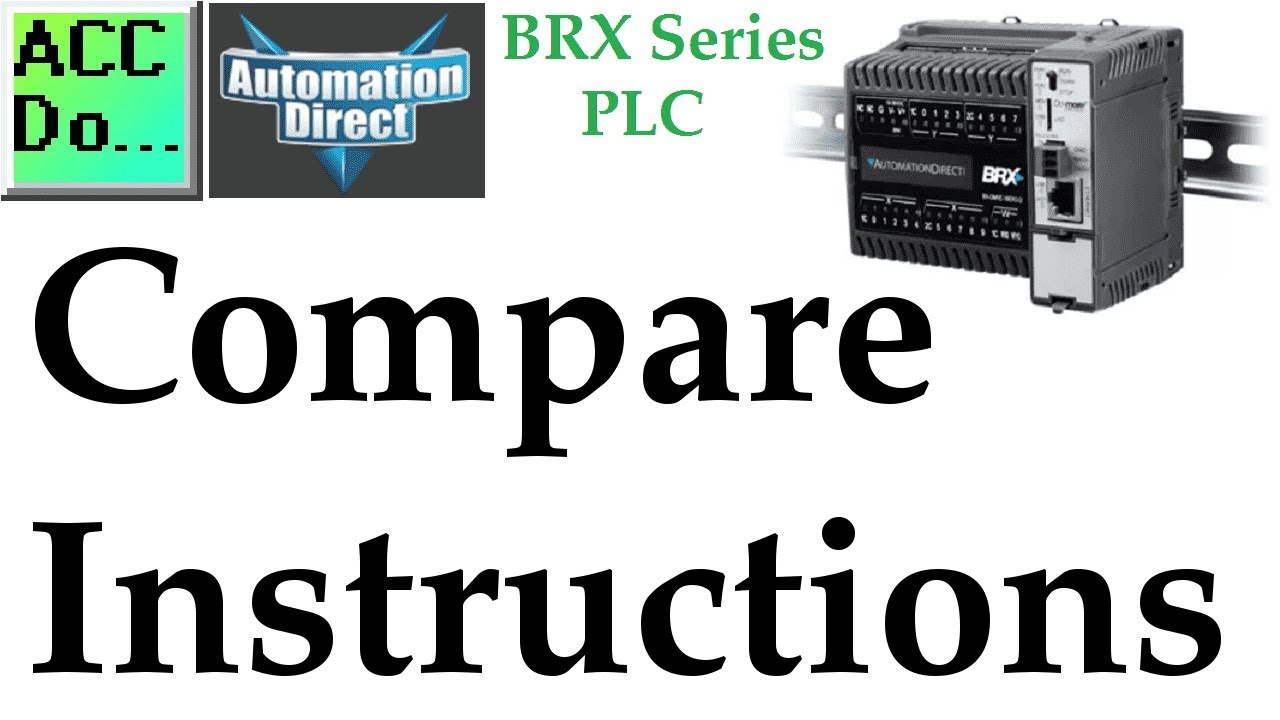 'Video thumbnail for BRX Do-More PLC Compare Instructions'