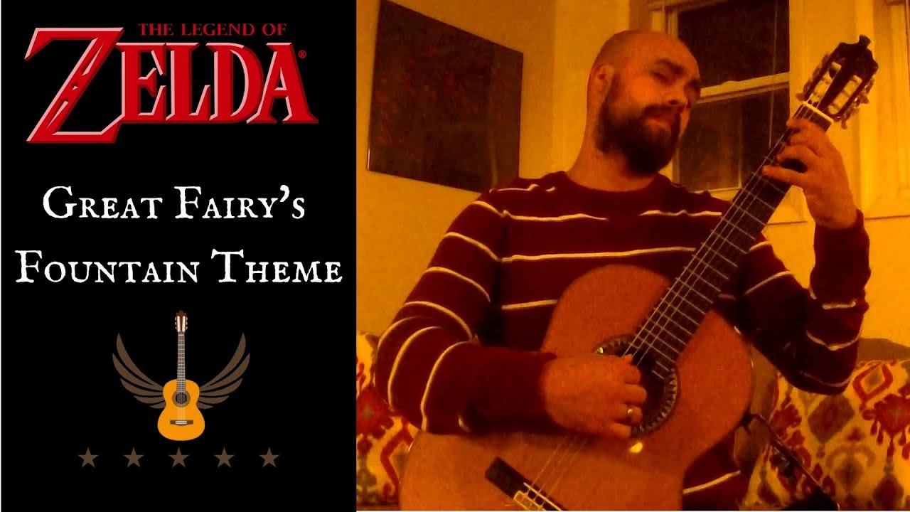 Video thumbnail for Great Fairy Fountain Guitar | ZELDA Guitar Cover OoT (Tabs)