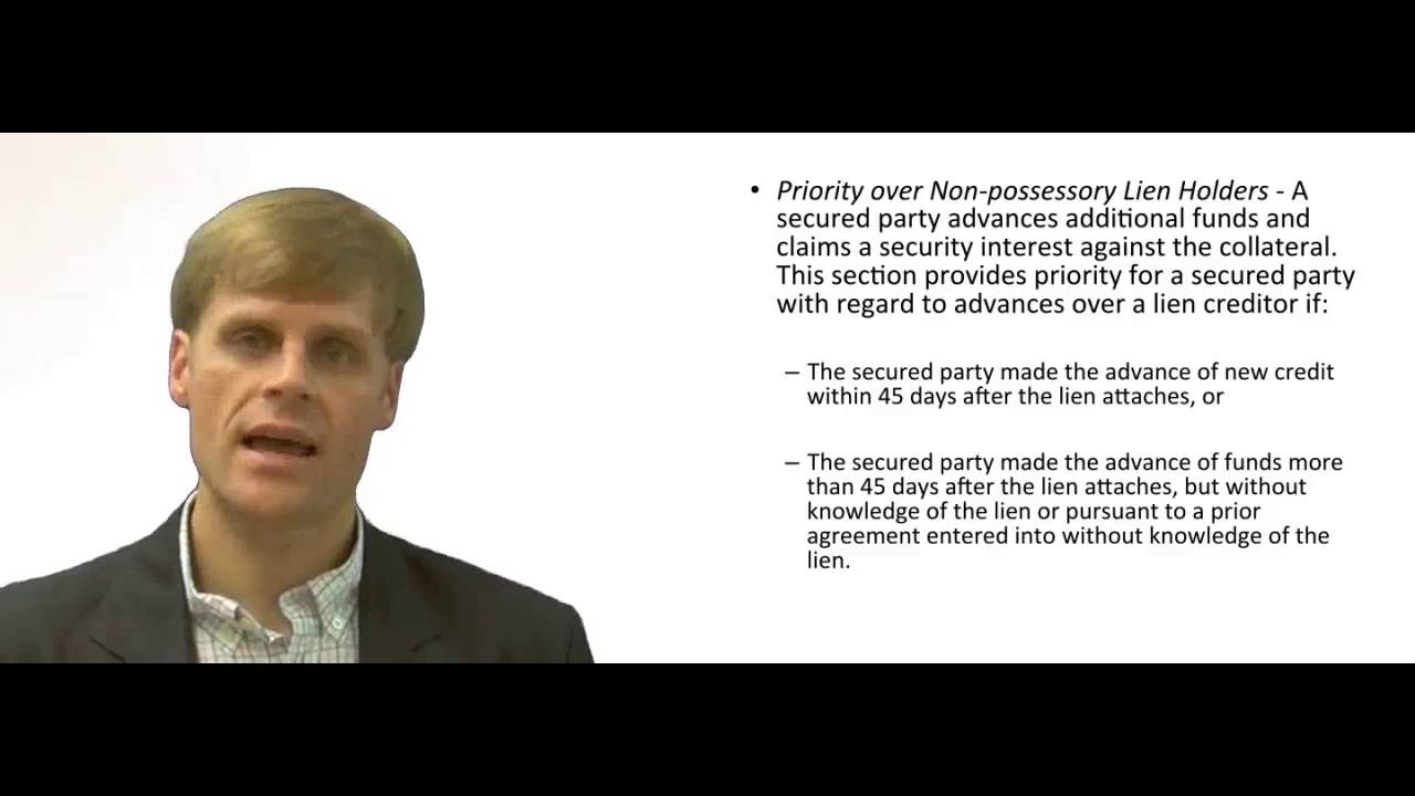 'Video thumbnail for Secured Party Priority in Future Advances to a Debtor'