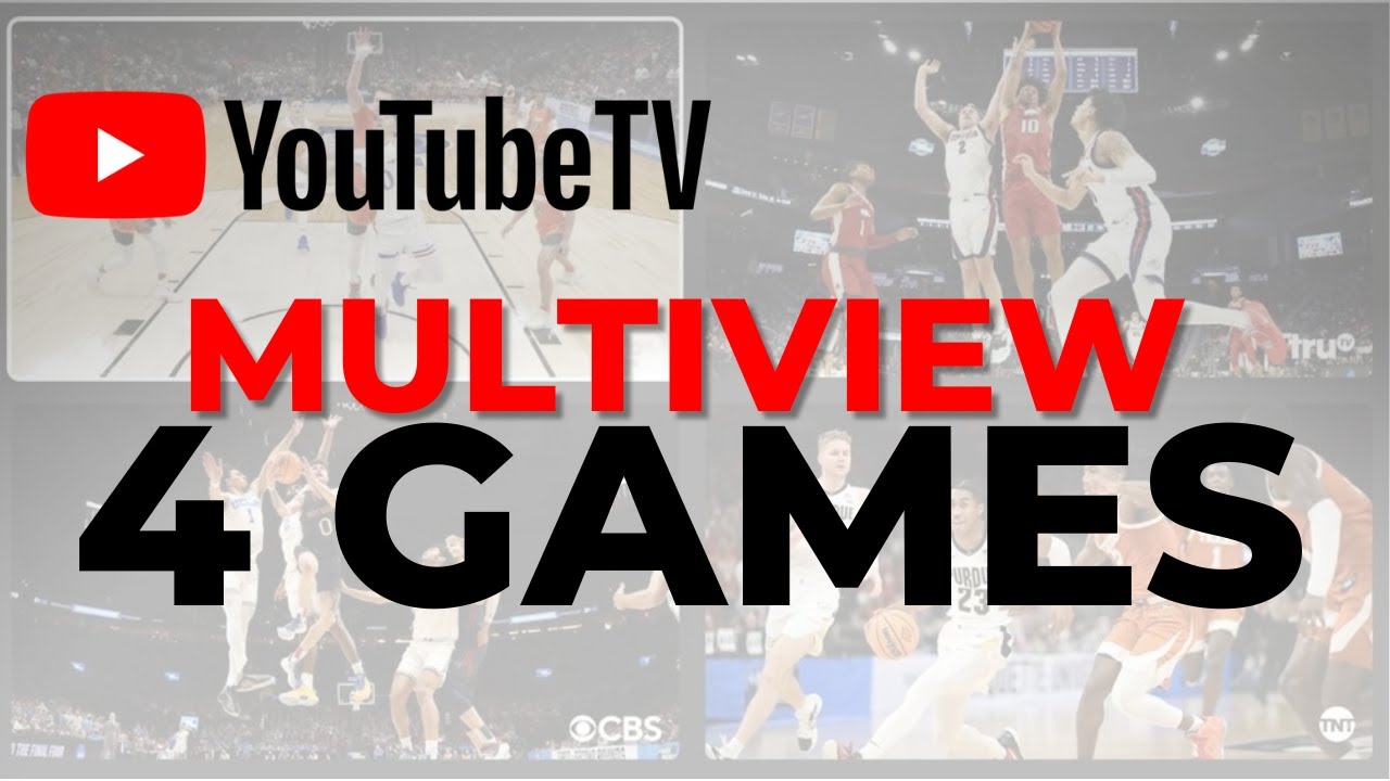 Video thumbnail for NEWS ALERT: YouTube TV Launches New Multiview Feature! Here's How to Watch 4 Games at Once