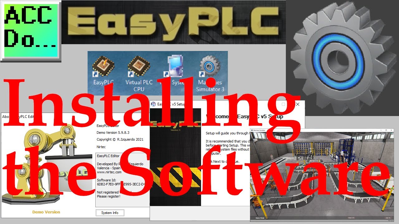'Video thumbnail for EasyPLC Installing the Software'