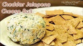 Video thumbnail for Cheddar Jalapeno Cheese Ball | Dining In With Danielle