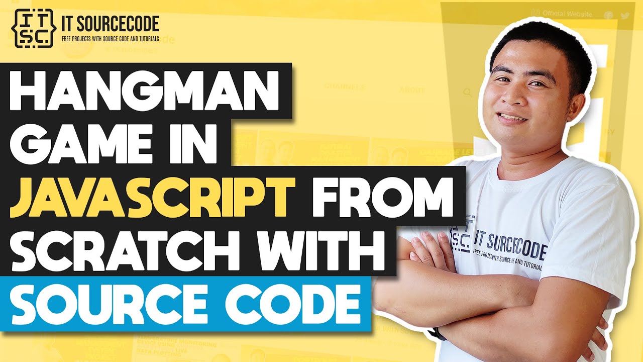 'Video thumbnail for Hangman Game in Javascript from Scratch with Source Code | Javascript Projects with Source Code'