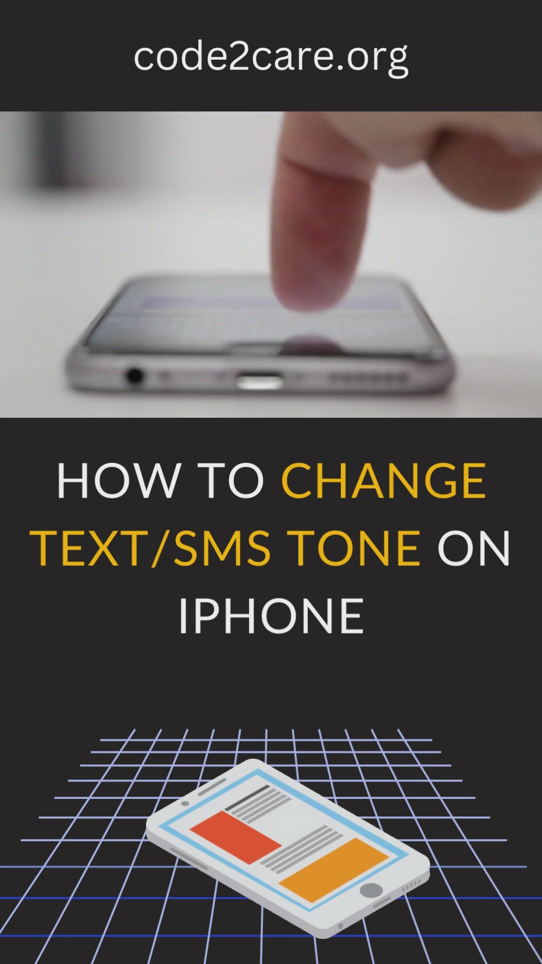 'Video thumbnail for How to Change TEX/TSMS tone on iPhone'