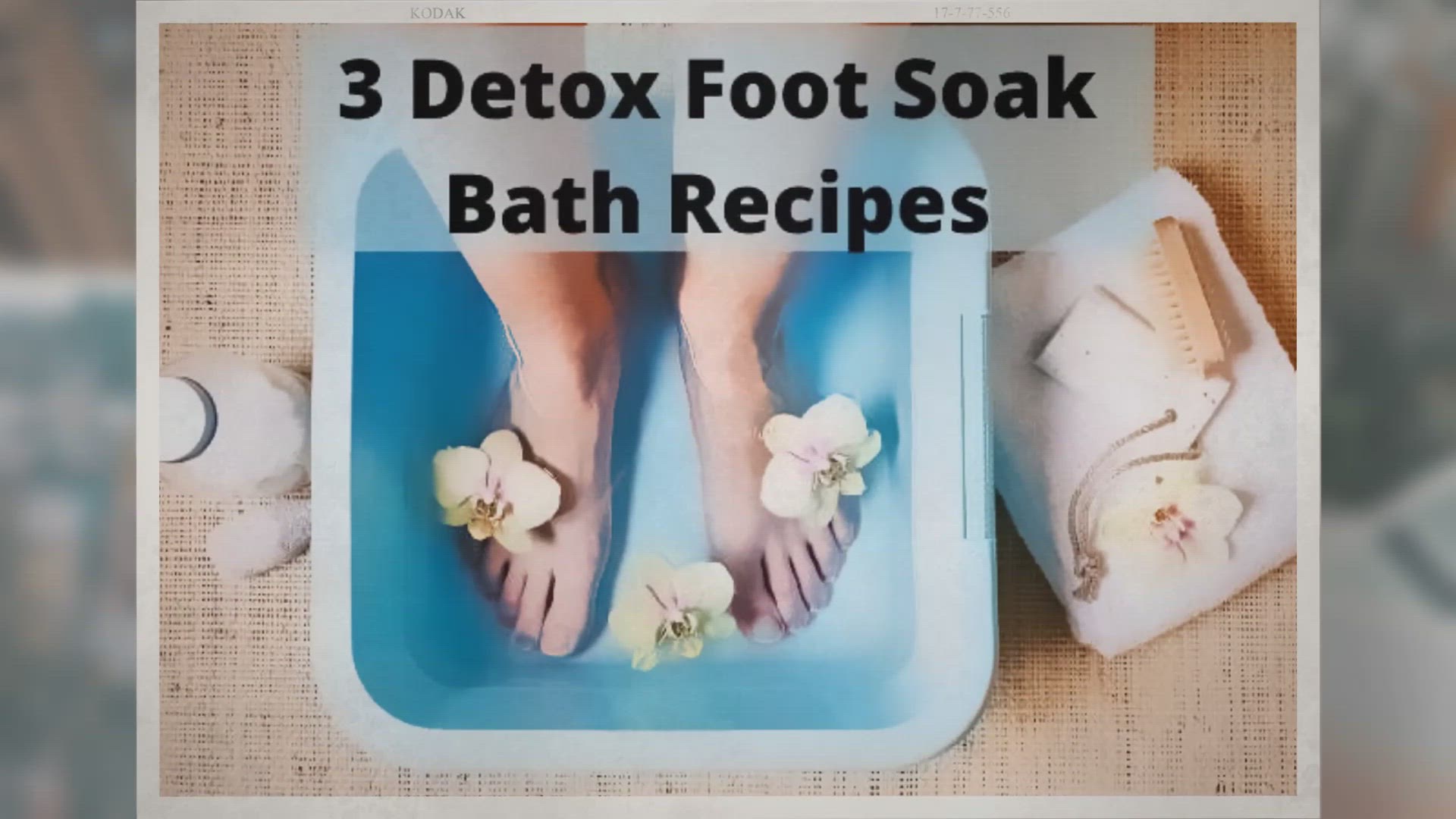 Video thumbnail for Dona - 3 Detox Foot Soak Bath Recipes (2022)