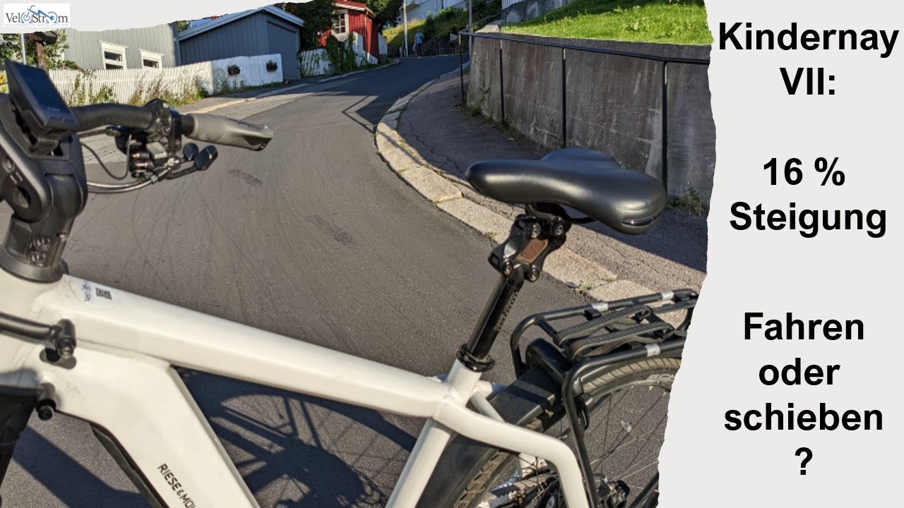 Video thumbnail for Steil geht geil? 16% Steigung mit der Kindernay VII-Nabe im E-Bike Charger 3 GT von Riese und Müller