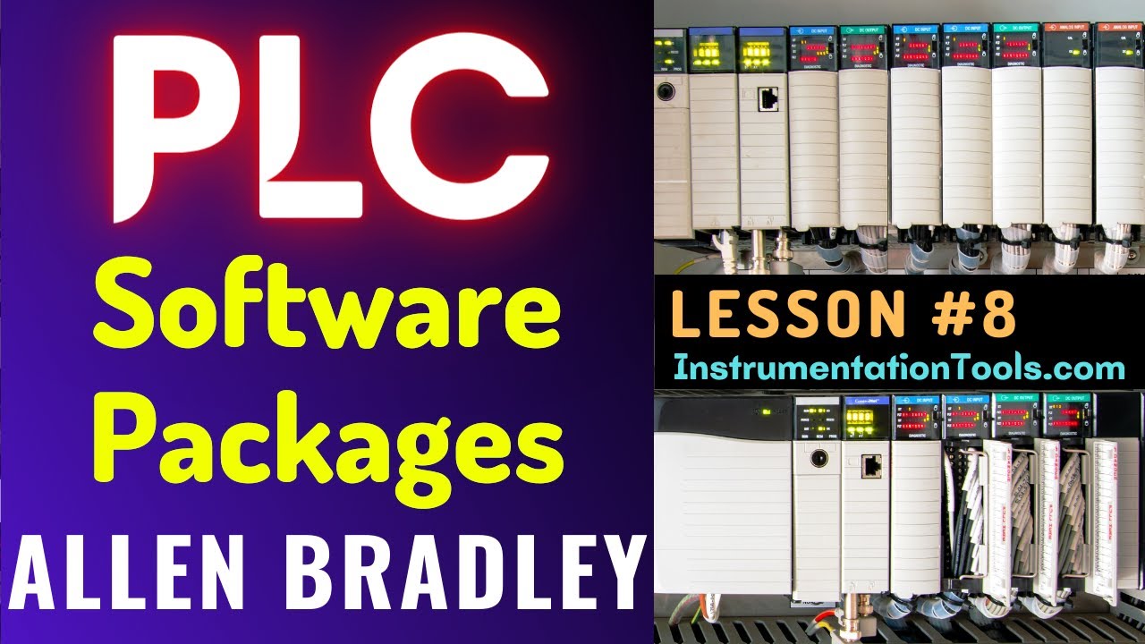 'Video thumbnail for PLC Training 8 - AB PLC Software Packages - Rockwell Automation'