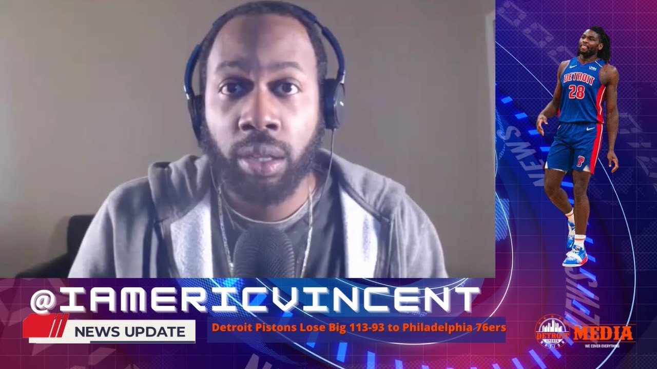 'Video thumbnail for Detroit Pistons Lose Big 113-93 to Philadelphia 76ers'