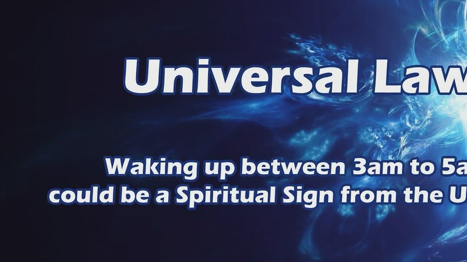 Video thumbnail for Spiritual meaning of waking up at 3am