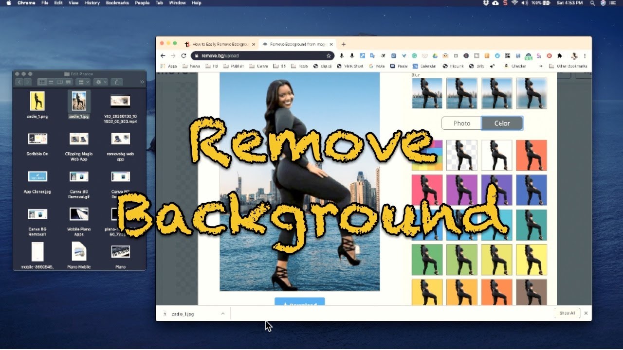 Video thumbnail for Remove Background from Photos