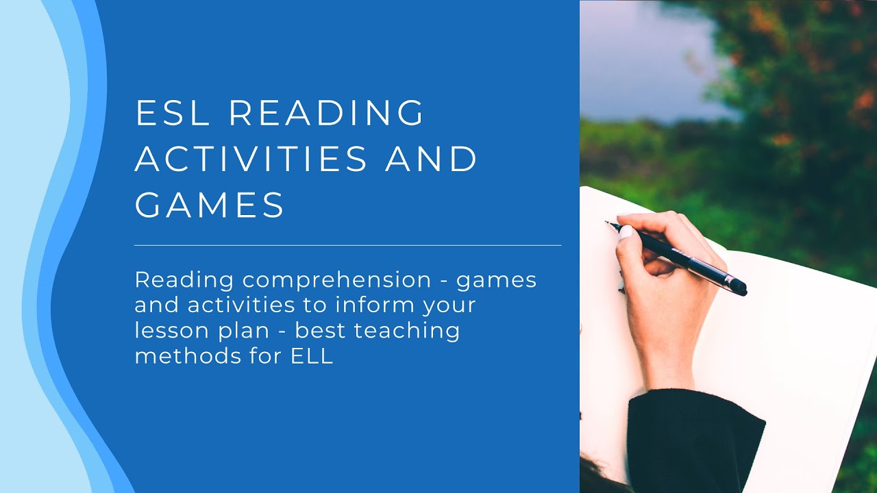 'Video thumbnail for ESL Reading Activities and Games | ELL Reading Comprehension Activities for English Learners'