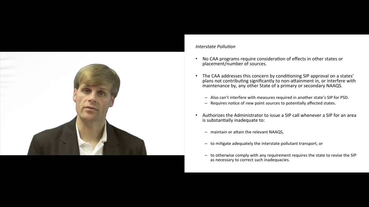 'Video thumbnail for Clean Air Act - Interstate Pollution'
