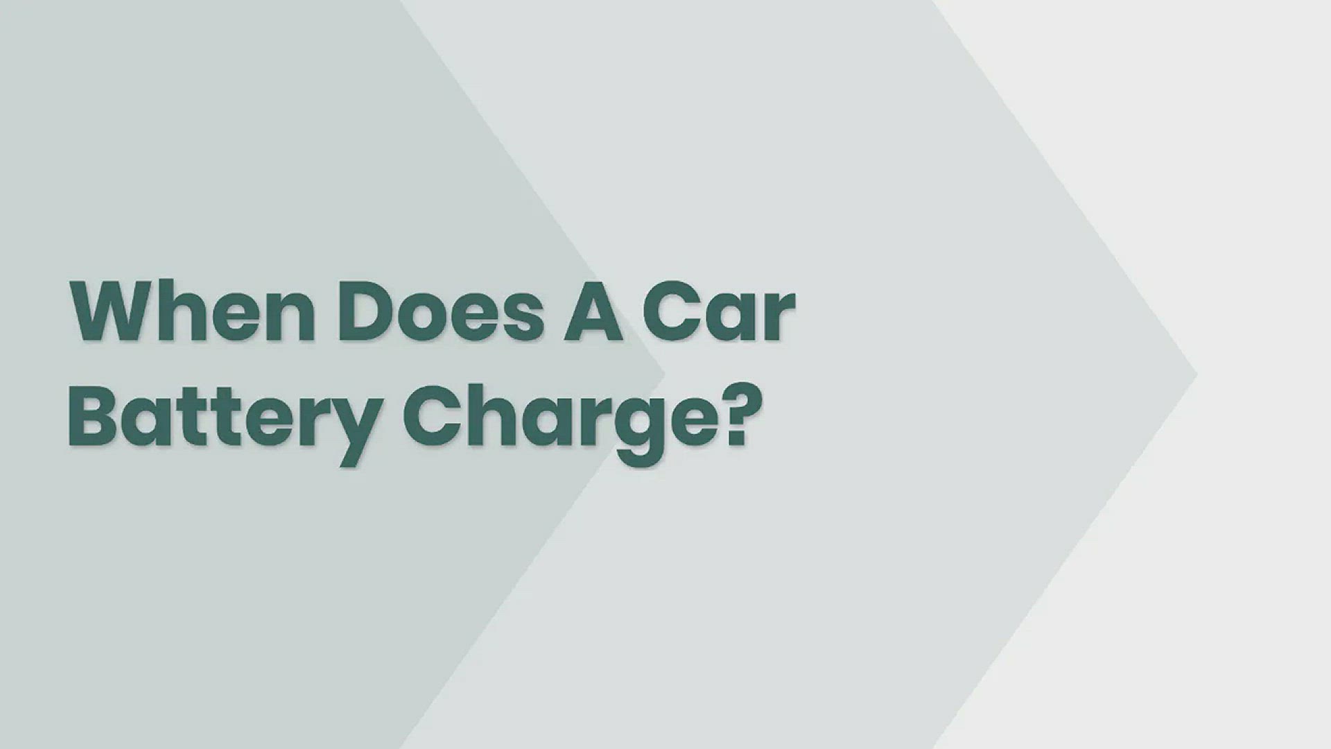 'Video thumbnail for When_Does_a_Car_Battery_Charge'