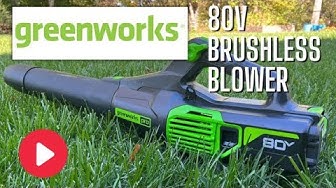 'Video thumbnail for NEW Greenworks 80V Leaf Blower: Review and Giveaway'