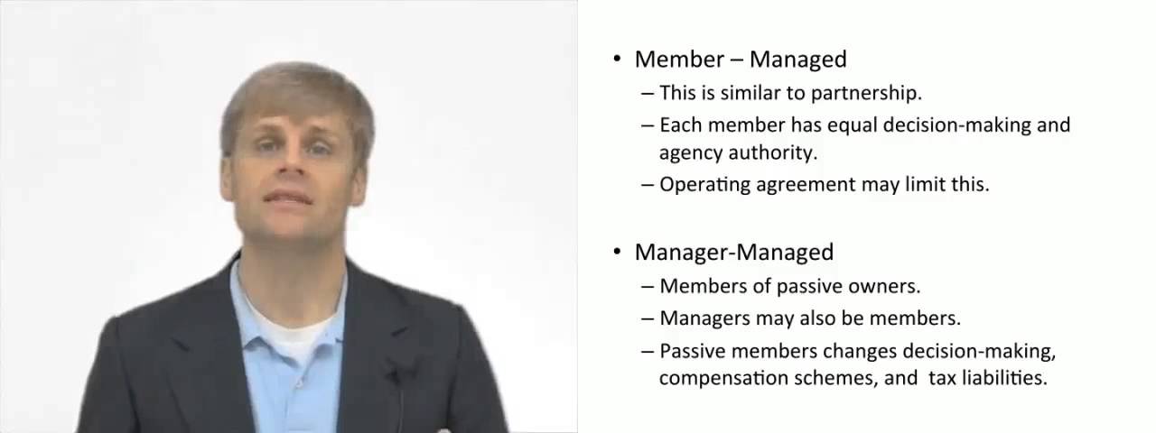 'Video thumbnail for LLC Management Structure'