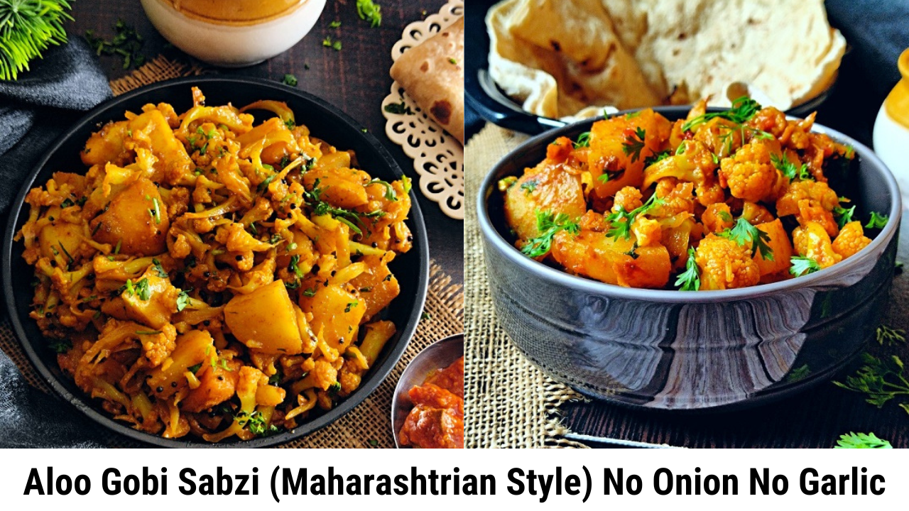 Video thumbnail for Flower Batata (Aloo Gobi) Maharashtrian Style - No Onion No Garlic Recipe
