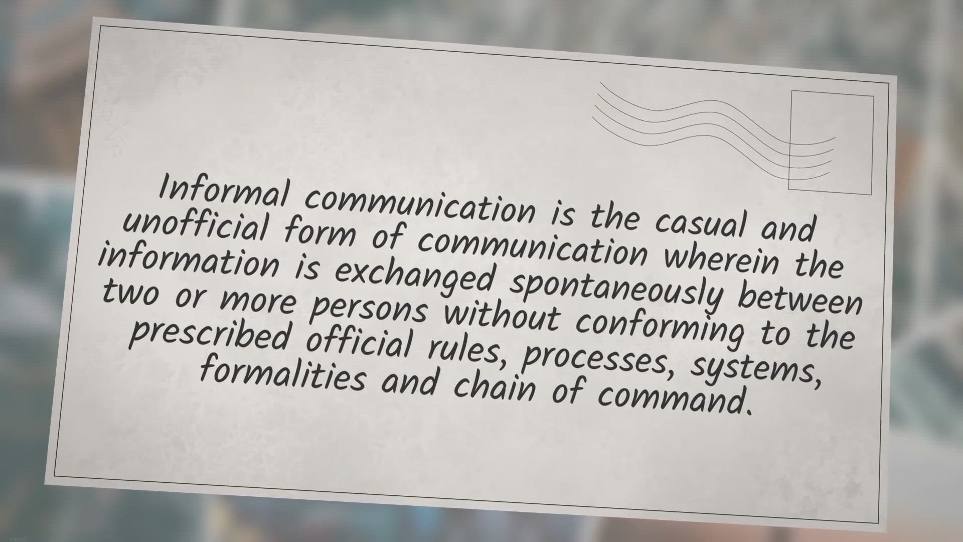 'Video thumbnail for Informal Communication: Types, Characteristics, Advantages, and Limitations'