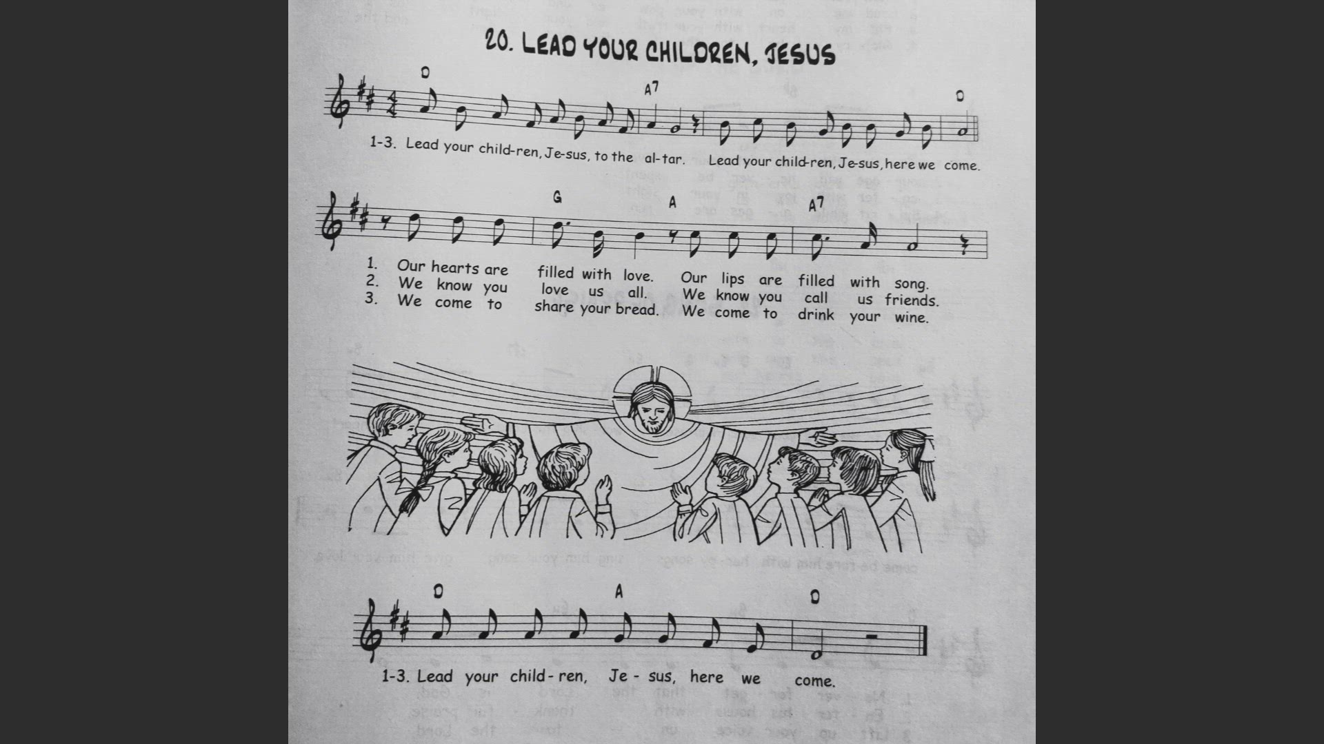 'Video thumbnail for Lead Your Children, Jesus - Catholic Mass Song Sheet Music'