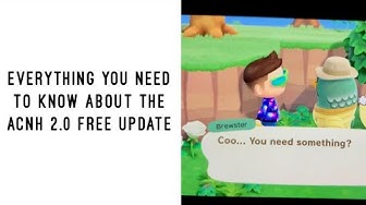 Video thumbnail for Everything you need to know about ACNH 2.0 Update in under 10 mins!