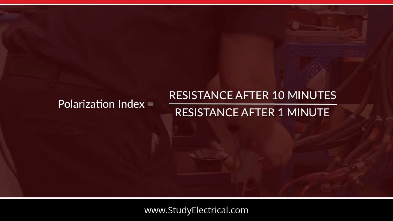 Video thumbnail for Polarisation Index Test (Insulation Resistance Test) of HV Motors