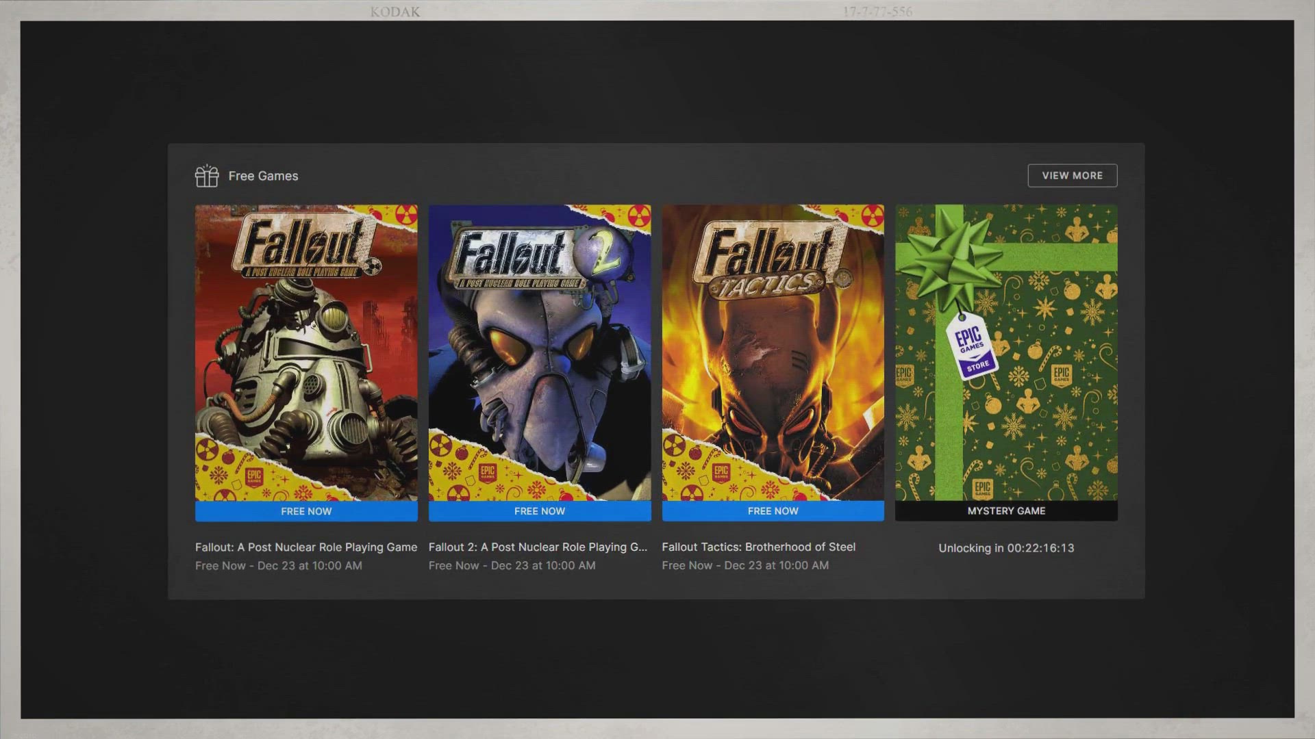 'Video thumbnail for Fallout, Fallout 2, and Fallout Tactics free at Epic Games Store'