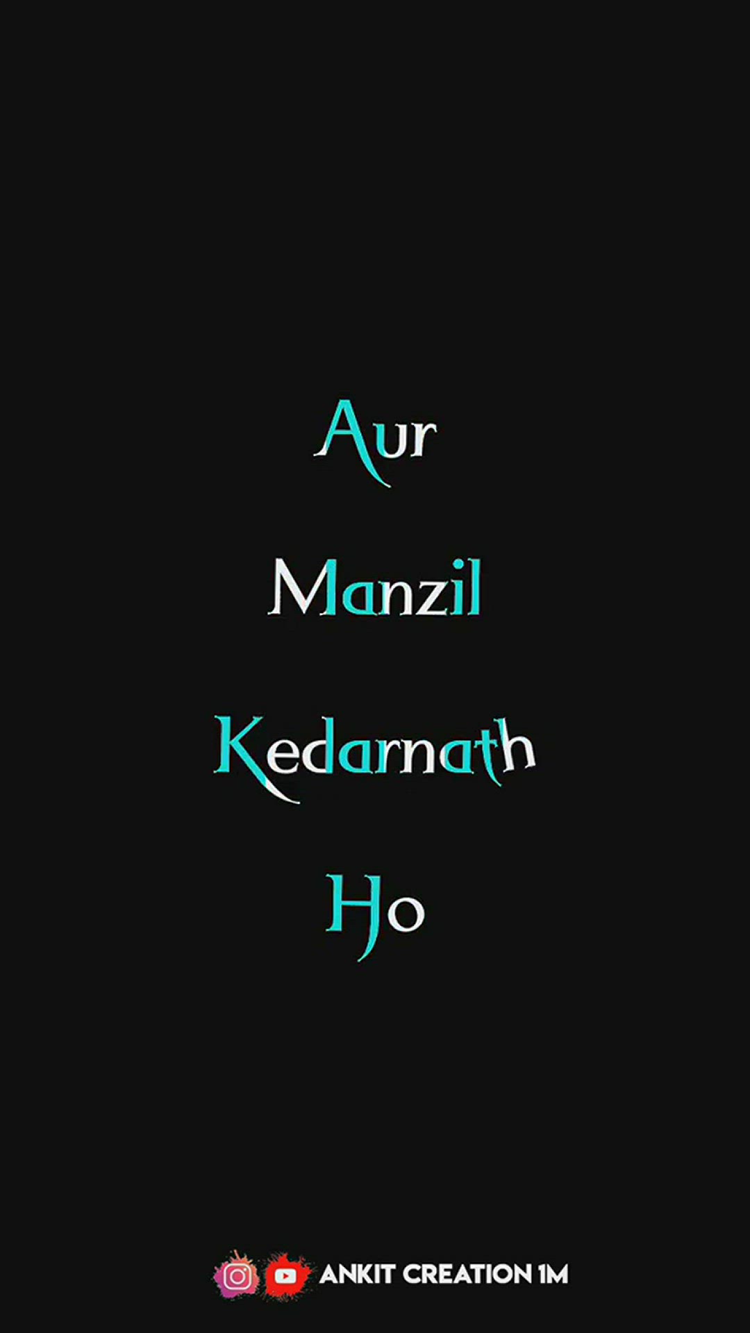 'Video thumbnail for Manzil Kedarnath black screen'