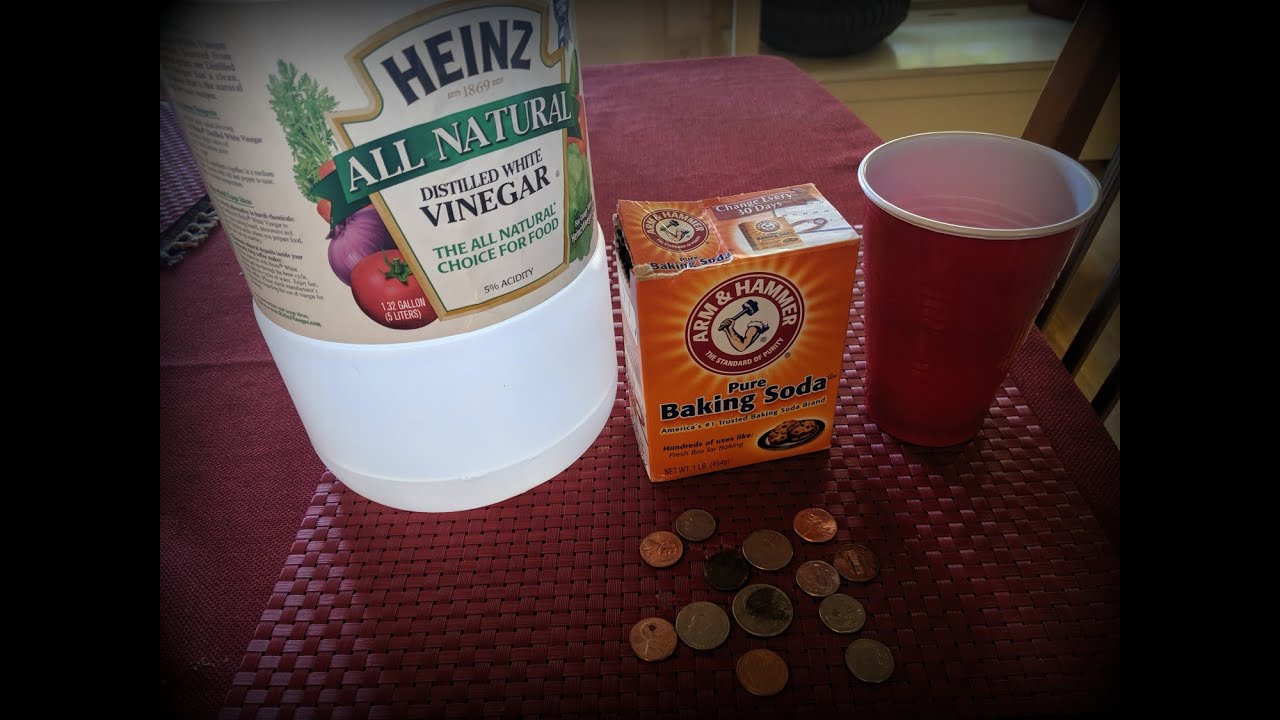'Video thumbnail for Cleaning Coins With Baking Soda & Vinegar — See How Well This Method Works'
