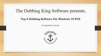 'Video thumbnail for Top 6 Dubbing Software For Windows 10 PCS (Case Study)'