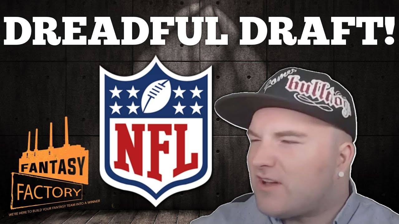 Video thumbnail for NFL Fantasy: Dylan Bair's primary league draft was.... not great