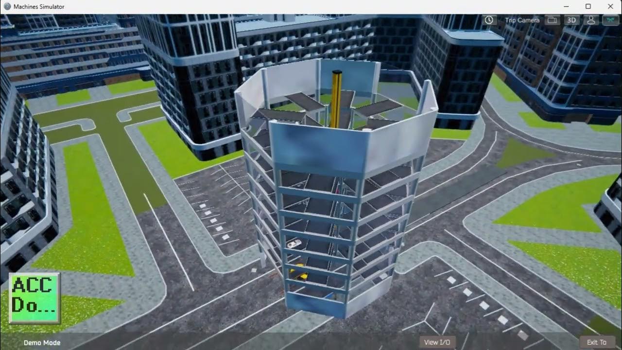 'Video thumbnail for Parking Cars Simulator PLC Programming Demo'