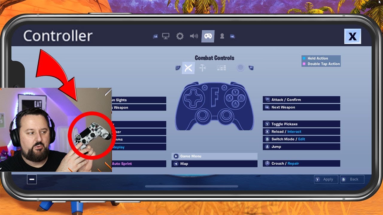Video thumbnail for How To Play Fortnite Mobile with Controller (PS4 or Xbox) 2019