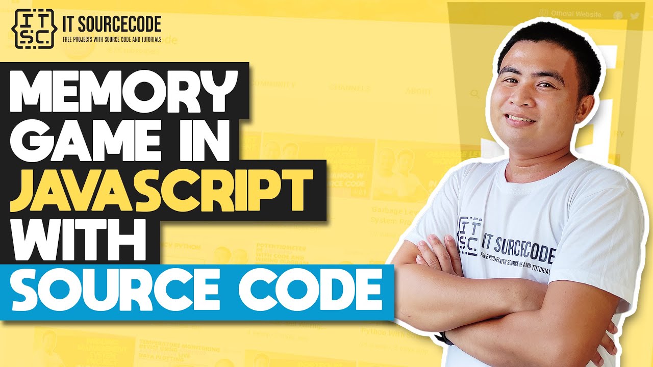 'Video thumbnail for Memory Game in JavaScript with Source Code | JavaScript Projects with Source Code'