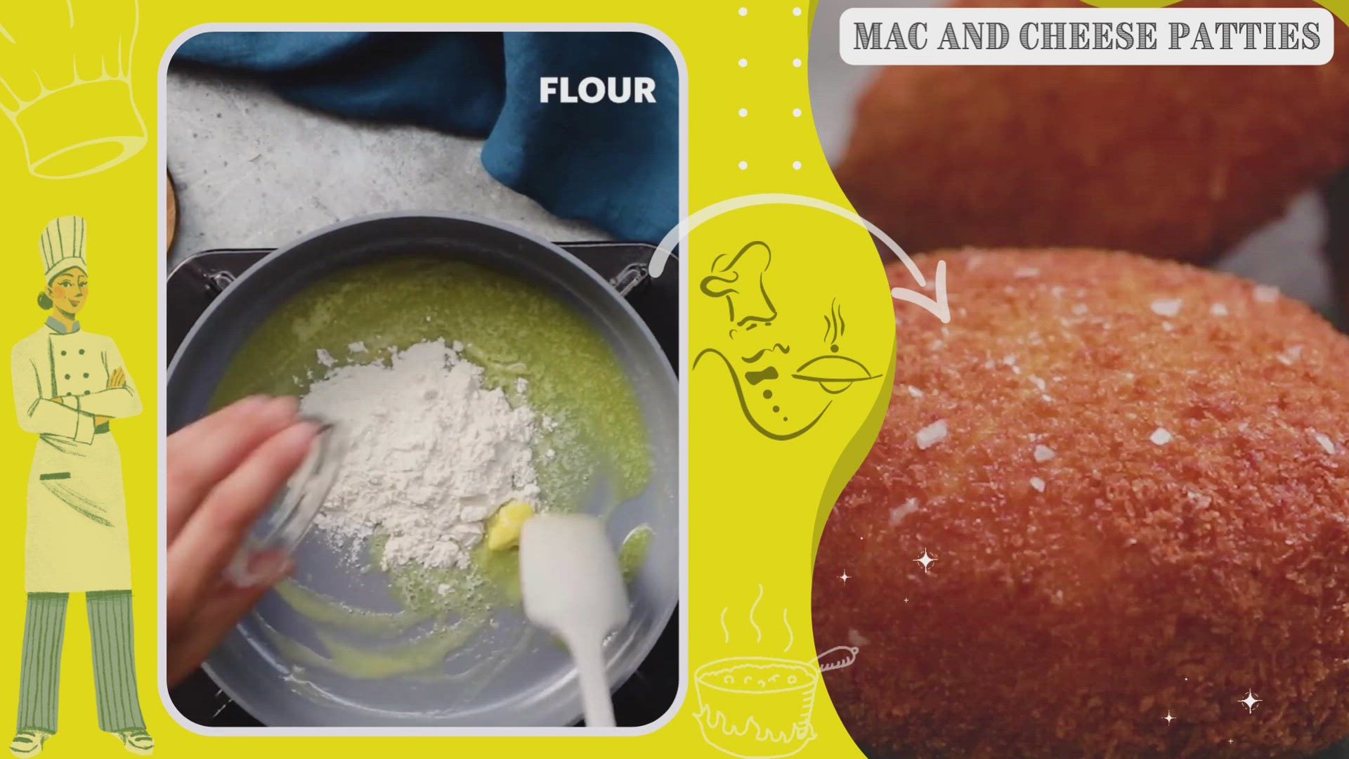 Video thumbnail for Mac and Cheese Patties