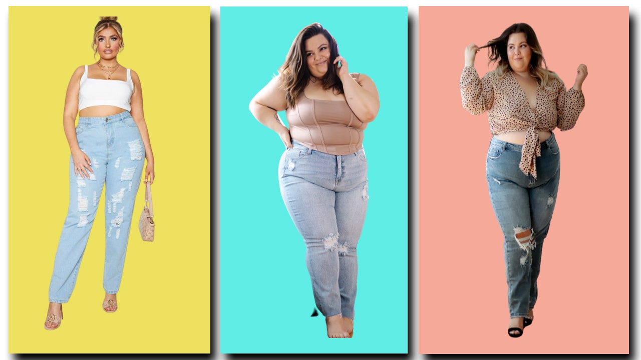 'Video thumbnail for How To Style Mom Jeans For Plus-Size Women?'