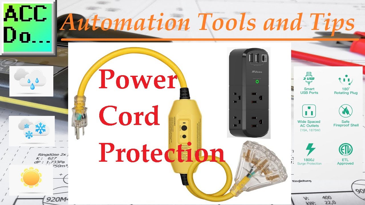 'Video thumbnail for Automation Tools - Power Cord Protection'
