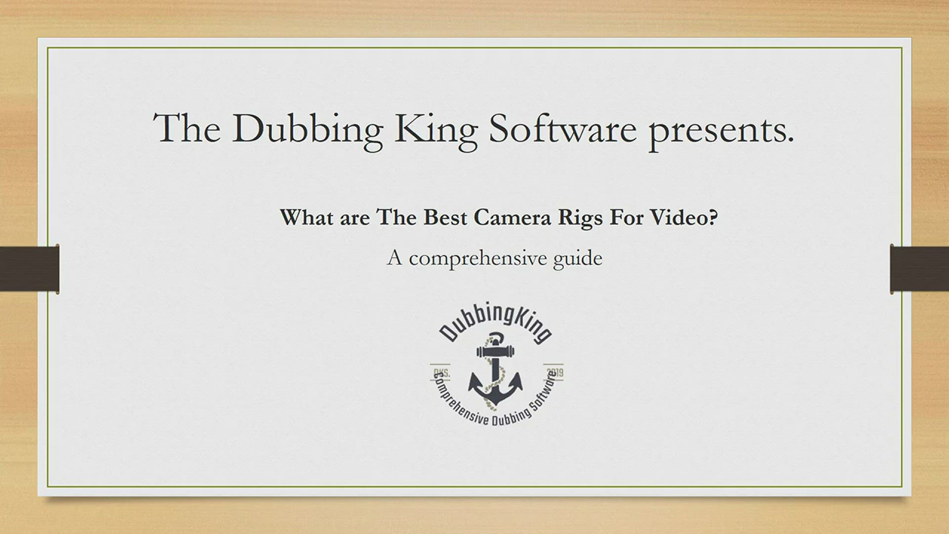 'Video thumbnail for What Are The Best Camera Rigs For Video? (Case Study)'