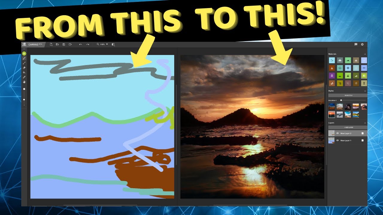 Video thumbnail for AI can turn your scribbles into photos!