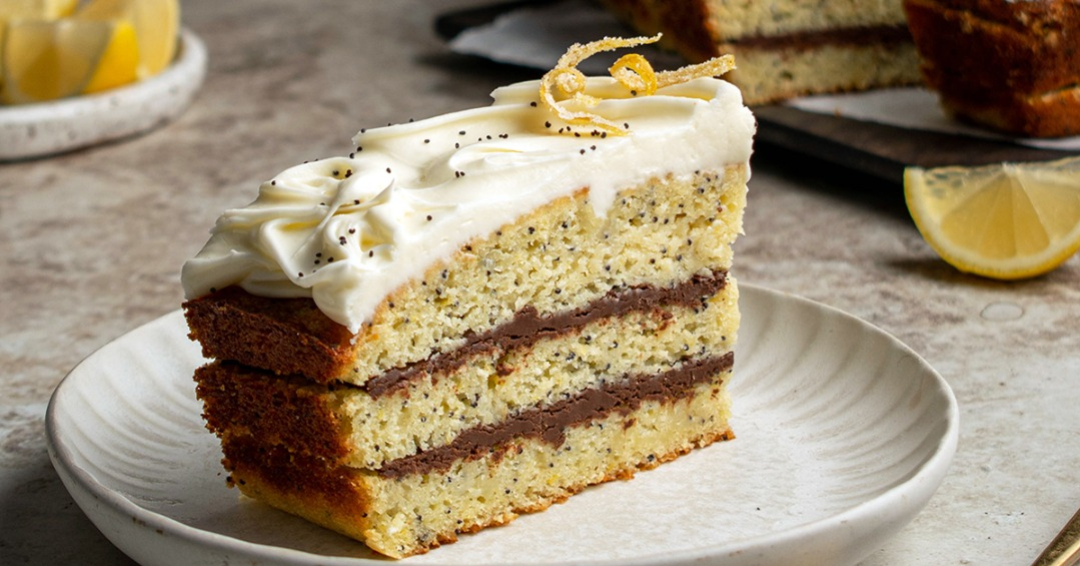 Video thumbnail for Lemon poppy seed cake