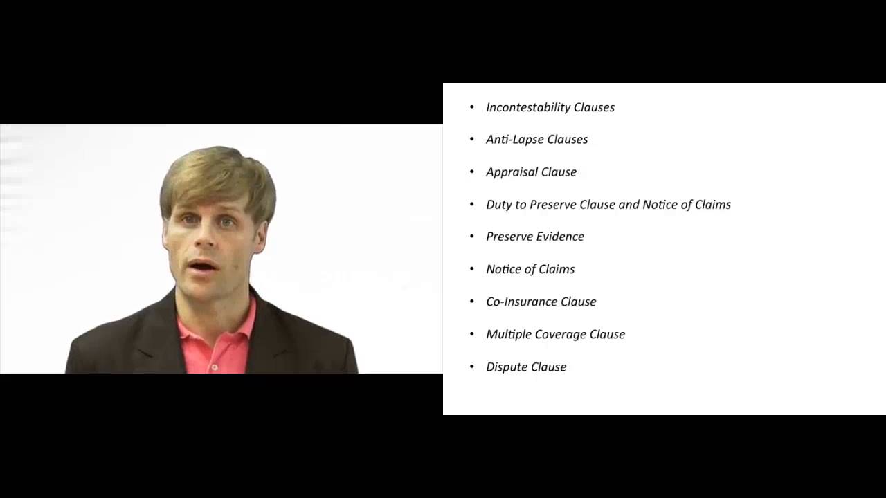 'Video thumbnail for Common Legal Disputes Over Insurance Agreement'