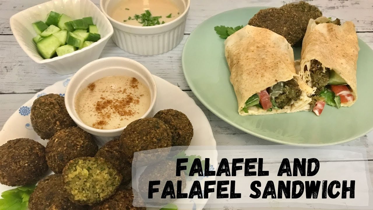 'Video thumbnail for How to make Falafel and Falafel Sandwich/ Falafel Wrap Recipe | Happy Tummy Recipes'