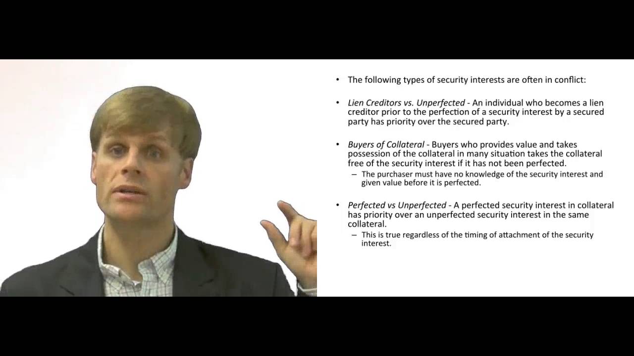 'Video thumbnail for Priority regarding Conflicts in Security Interests'