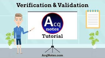 'Video thumbnail for Verification & Validation (V&V) Tutorial'