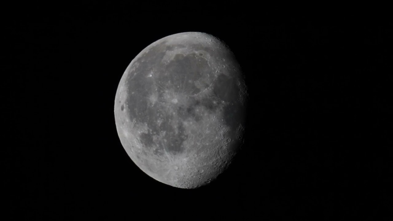 Video thumbnail for Waning Gibbous Moon through an 8" Sky-Watcher Explorer BD N200/1000